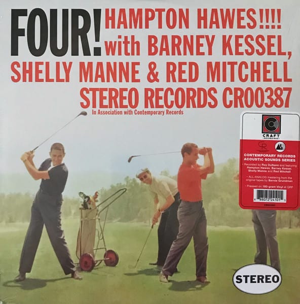 Hampton Hawes !!!! With Barney Kessel, Shelly Manne & Red Mitchell – Four!