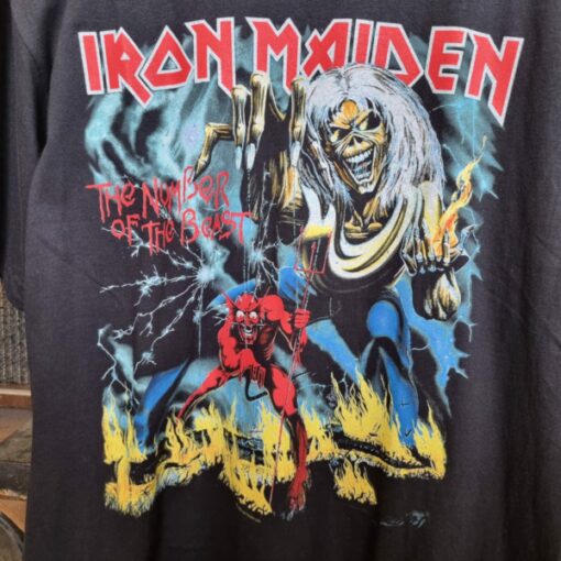 חולצה שחורה Iron Maiden - The Number Of The Beast