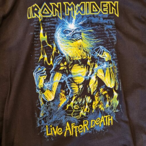 חולצה שחורה Iron Maiden - Live After Death