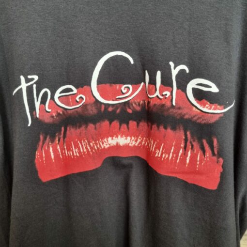 חולצה שחורה The Cure Lips