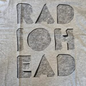 חולצה אפורה Radiohead