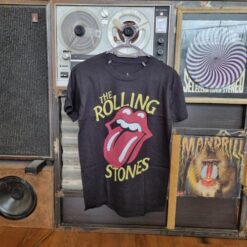חולצה שחורה Rolling Stones - Logo