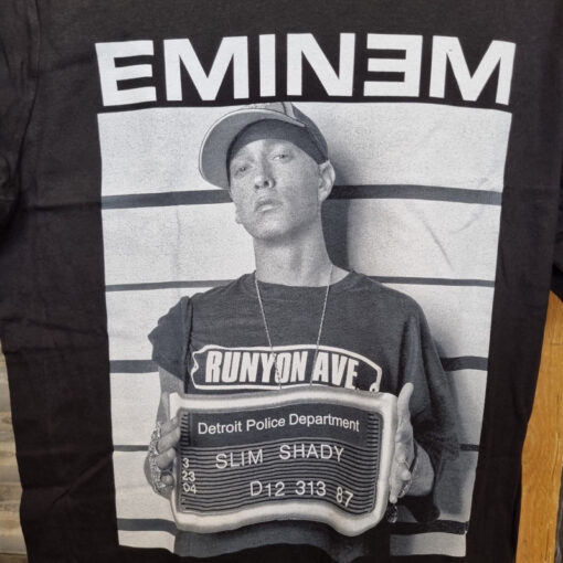 חולצה שחורה Eminem - Mug Shot