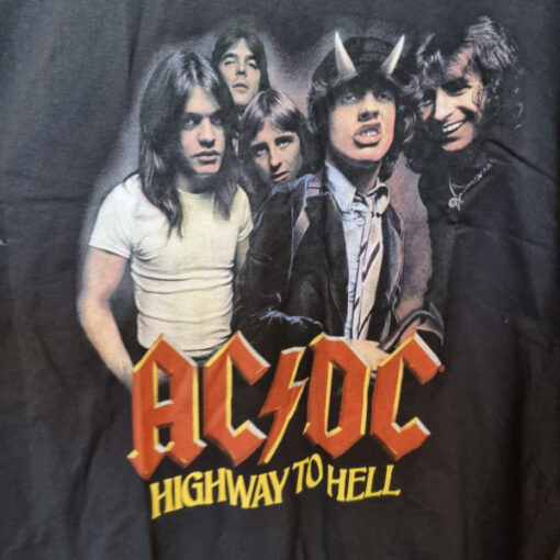 חולצה שחורה AC/DC - Highway To Hell