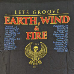חולצה שחורה Earth, Wind & Fire