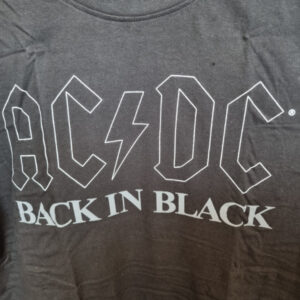 חולצה שחורה AC/DC - Back In Black