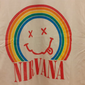 ⁦חולצה לבנה Nirvana מידה XL⁩ – תמונה ⁦2⁩