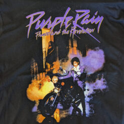 חולצה שחורה Prince - Purple Rain