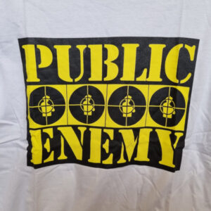 חולצה לבנה Public Enemy - Logo