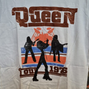 חולצה לבנה Queen - Tour 1976