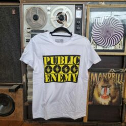 חולצה לבנה Public Enemy - Logo