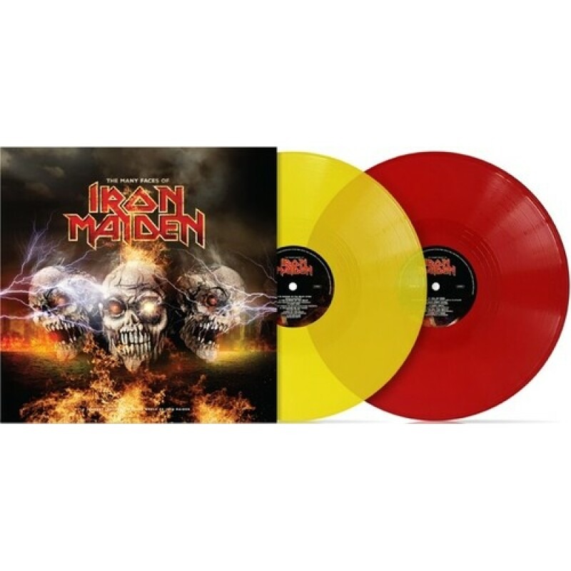 Various Artists – The Many Faces Of Iron Maiden (2LP, Yellow & Red Vinyl)