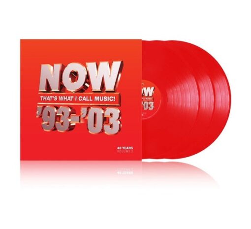 Various – Now That's What I Call 40 Years: Volume 2 1993-2003 (Red Vinyl, 3LP)