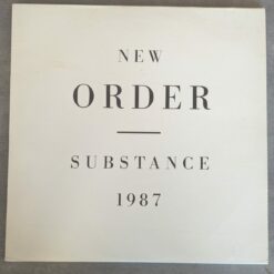 New Order – Substance: 1987 UK 1st Press, 2LP Embossed Letters