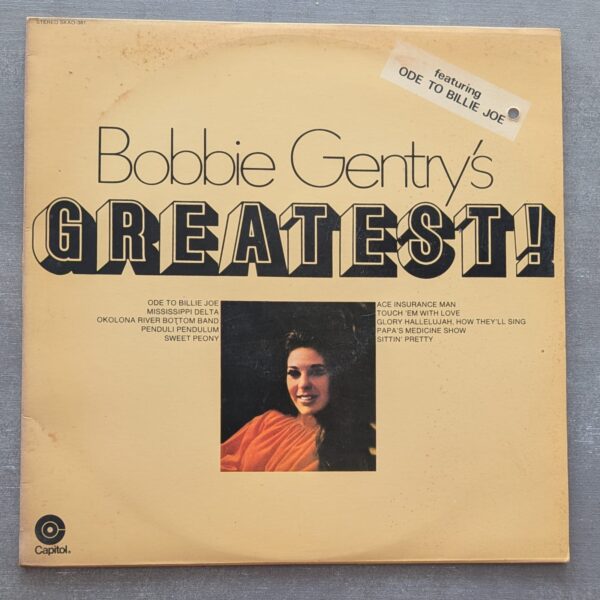 Bobbie Gentry – Bobbie Gentry's Greatest: 1969 1st Israeli Press (יד שנייה)
