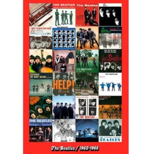 Beatles Red Mix Poster
