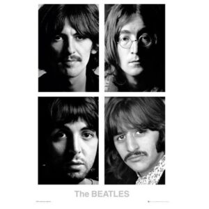 Beatles white poster 1