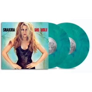 Shakira - She Wolf 2LP ׁ(Sea Glass w/ Turquoise Swirls Vinyl)