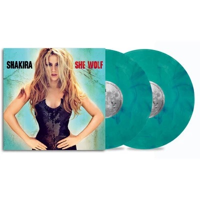 Shakira - She Wolf 2LP ׁ(Sea Glass w/ Turquoise Swirls Vinyl)