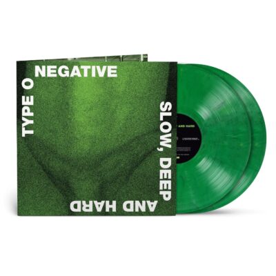 Type O Negative – Slow, Deep And Hard ׁ(2LP, Green W/ Black Marble Vinyl)