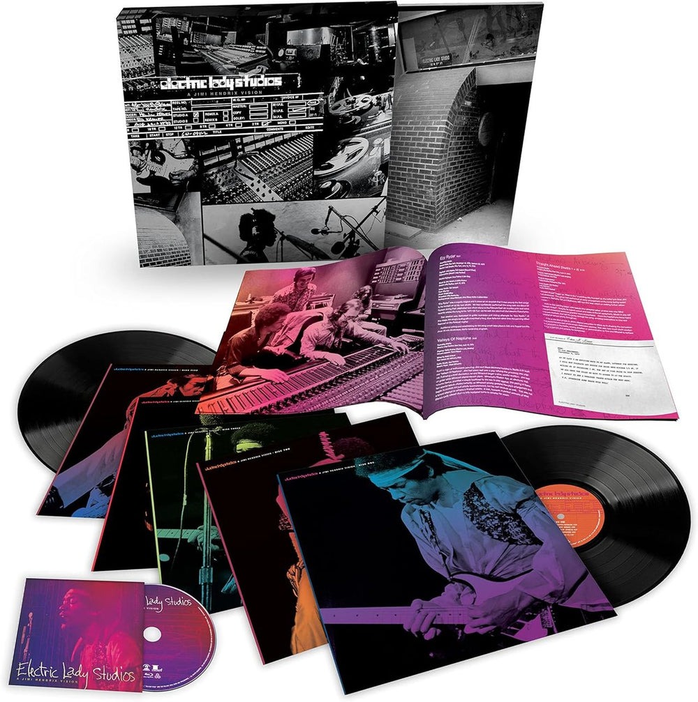 (Jimi Hendrix - Electric Lady Studios - A Jimi Hendrix Vision (5LP+Blu ray