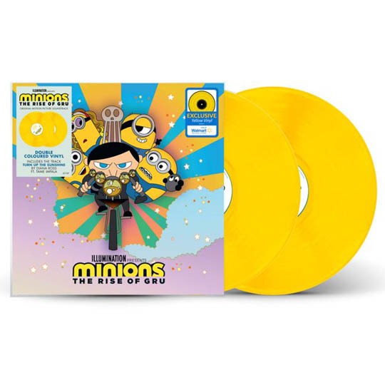 Various - Minions The Rise of Gru 2LP (Yellow Vinyl)