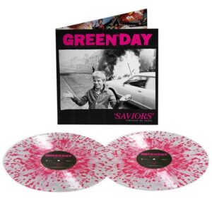 Green Day - Saviors (Limited Edition Clear and Hot Pink Splatter Vinyl 2LP)