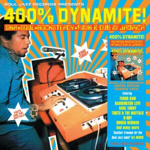 Soul Jazz Records presents - 400% DYNAMITE! Ska, Soul, Rocksteady, Funk and Dub in Jamaica: 2LP, Orange Vinyl (RSD 2025)
