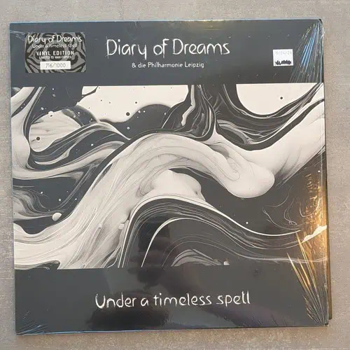 Diary Of Dreams – Under A Timeless Spell: Black and White Marbled Vinyl 2024 Germany Press (יד שנייה)