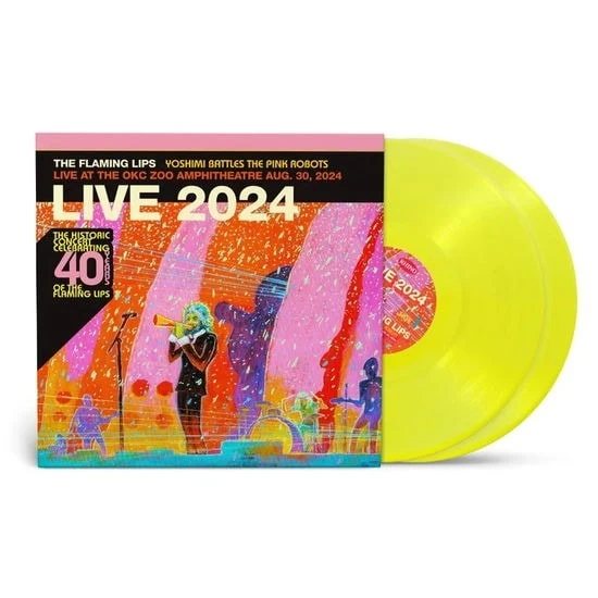 The Flaming Lips - Yoshimi Battles the Pink Robot Live at the Zoo Amphitheater (RSD Black Friday 2025 2LP Yellow Vinyl)
