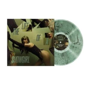 Taylor Swift The Life of a Showgirl: The Shiny Bug Edition (Wintergreen & Onyx Marbled Vinyl)