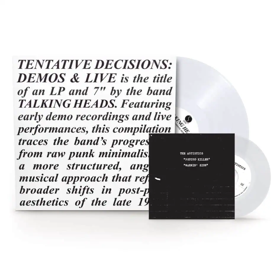 Talking Heads – Tentative Decisions: Demos & Live
