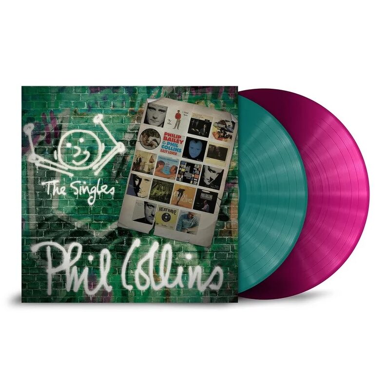 Phil Collins - The Singles (2LP Magenta & Petrol Green Vinyl)