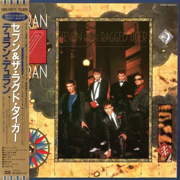Duran Duran – Seven And The Ragged Tiger: 1983 Japan Press (יד שנייה)