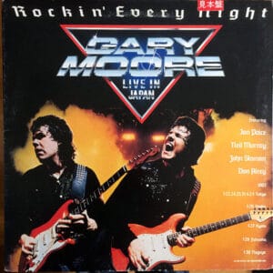 Gary Moore – Rockin' Every Night Live In Japan: 1983 Japan Press (יד שנייה)