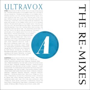 Ultravox - The Re-Mixes: RSD 2026 (2LP Clear Vinyl)