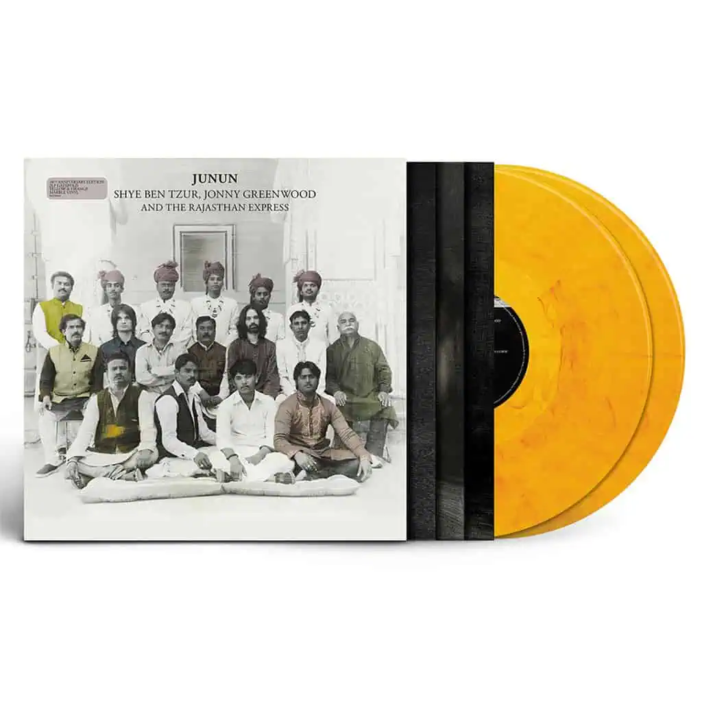 Shye Ben Tzur, Jonny Greenwood And The Rajasthan Express – Junun (2LP Yellow & Orange Marble Vinyl)