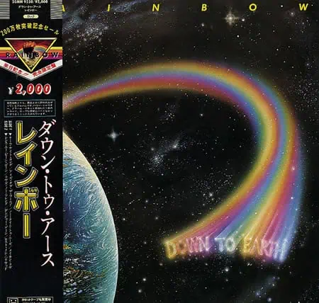 Rainbow – Down To Earth: 1982 Japan Press (יד שנייה)