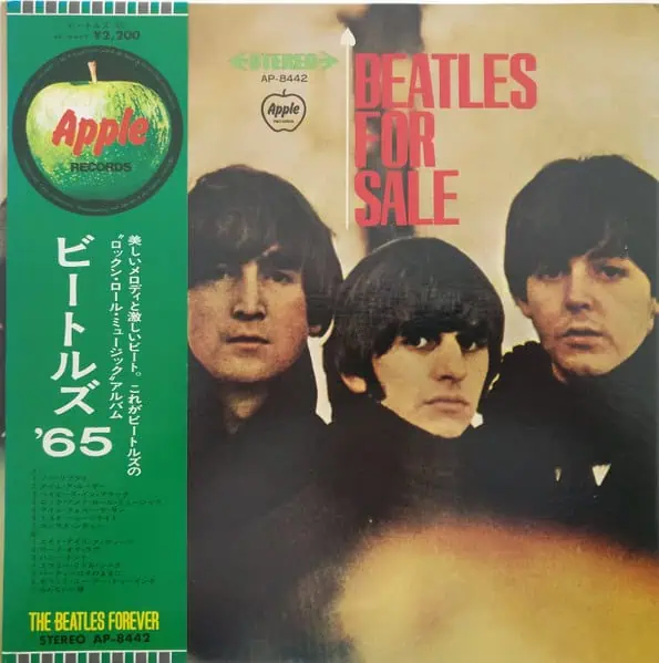 The Beatles – Beatles For Sale: 1970 Japan Press (יד שנייה)