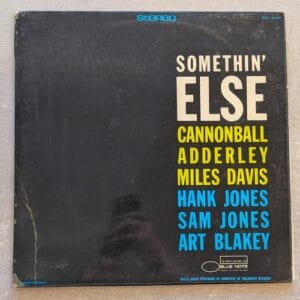 Cannonball Adderley – Somethin' Else: 70s France Press Vinyl (יד שנייה)