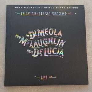 Al Di Meola, John McLaughlin, Paco De Lucia – Friday Night In San Francisco: 2020 USA Press 2LP Vinyl (יד שנייה)