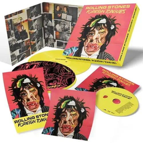 Rolling Stones - Foreign Tongues (Yellow Vinyl+Foldout Poster+12”Art Print+Vinyl Slip-Mat) - 2LP/Blu-Ray