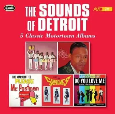 The Miracles / Marvin Gaye / The Marvelettes / The Supremes / The Contours – The Sounds Of Detroit (2CD דיסק כפול)
